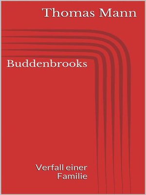 cover image of Buddenbrooks--Verfall einer Familie